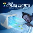 thumbnail image 3 of USB air cooler, can add water and ice cubes to produce cold air, portable, 3-speed settings, 7-color night light, a must-have for summer., 3 of 15