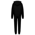 thumbnail image 5 of Womens 2 Piece Outfits Hoodie Sweatsuit Sets Oversized Sweatshirt Baggy Fall Comfy Sweatpants with Pockets, Casual Loungewear for Everyday Comfort and Style,Black,S, 5 of 7