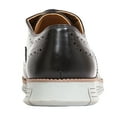 thumbnail image 5 of Deer Stags Boys' Benton Jr. Lace-up Wingtip Dress Fashion Sneaker - Black/Grey - 4.5 Big Kid Medium, 5 of 9