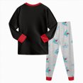 thumbnail image 6 of HCNTES Boys Pajamas Toddler Boy 2-piece Pajamas Sleepwear Pjs Set Loungewear Outfits Set for Baby Boy, 6 of 8
