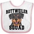 thumbnail image 3 of Inktastic Dog Rottweiler Squad Boys or Girls Baby Bib, 3 of 4