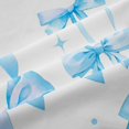 thumbnail image 5 of Manfei Blue Ribbon Bow Black Out Curtains,Dreamy Princess Bowtie Theme Curtains Pack of 2 (42x63 Each) For Kids Girls, 5 of 7