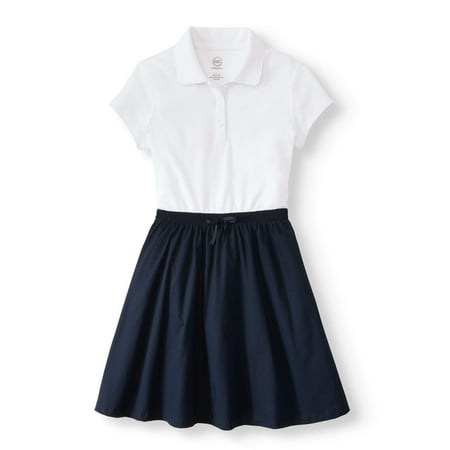 Girls School Uniform 2-fer Dress
