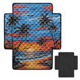 thumbnail image 2 of ZIATUBLES Tropical Palm Tree Sunset Beach Print Recliner Chair Cover, Anti-Slip Reclining Sofa Seat Cushion Slipcover, Washable Pet Friendly Furniture Protector Living Room Decor, 2 of 8