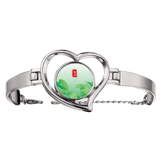 Circlar baya lluvia de veinte cuatro termino solar Pulsera pulsera de joyería en forma de corazón Unbranded M