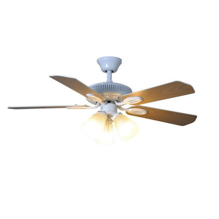 Hampton Bay Am212 Wh Glendale 42 In Indoor White Ceiling Fan With Light Kit Com Hampton Bay Am212 Wh Glendale 42 In, Hamilton Bay Ceiling Fan