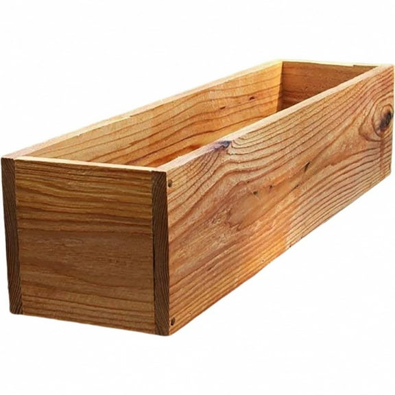 Antiseptic Wood Flower Box Wooden Planter Boxes Retro Window Outdoor Pot Cedar Succulent Decorative Pots