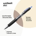 thumbnail image 3 of Gel Pen Uni-Ball Signo 207 0.7mm Blue Ink 4-Pack, 3 of 8