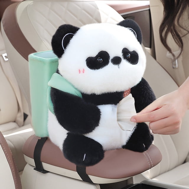 Dvkptbk Car Armrest Box Paper Box Trash Can Car Interior Decoration Supplies Multifunctional Car Tissue Box
