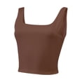 thumbnail image 2 of Crop Tops for Women Basic Workout Tank Tops Woman Sleeveless Shirt Going Out Top, 2 of 5