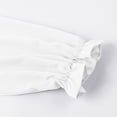 thumbnail image 6 of Ulanda Girls Ruffle Long Sleeve Blouse Kids Button Down Uniform Dress Shirts (White, 5-6 Years), 6 of 8