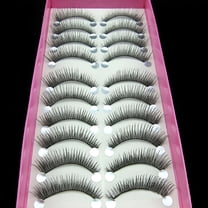 RAGUPEL Lash Clusters, 10 Pairs Self Adhesive False Eyelashes Elongated Thick Lashes Makeup for Lash Extension