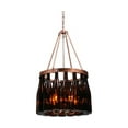 thumbnail image 2 of Meyda Tiffany 114513 19" W Tuscan Vineyard Estate 16 Wine Bottle Chandelier - Copper, 2 of 6