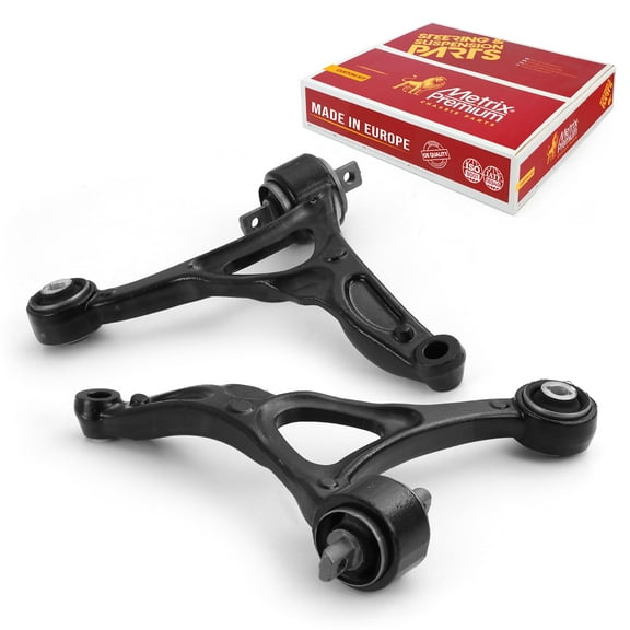 Metrix Premium Chassis Parts - Front Left & Right Lower Control Arm Kit Fits 2003-2014 Volvo XC90, Replacement RK640447, RK640446, Made in Europe