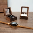 thumbnail image 2 of Sonducket Caja de joyería de Matrimonio Anillo de bodas Pendientes Caja de exhibición Bolsillo Hogar Dormitorio Empaquetado Contenedor de Type11 NO11, 2 of 6