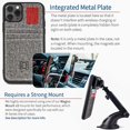 thumbnail image 3 of Dockem Luxe M2T Wallet Case for iPhone 11 Pro (5.8): Built-in Invisible Metal Plate, Designed for Magnetic Mounting:, 3 of 5