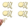 thumbnail image 1 of The Crossword Solitaire Game, Qless Crossword Solitaire Dice Game with 12 Dice Letters Set Travel Scrabble Game with Case for Kids Fun Crossword Letter Tiles (4PCS), 1 of 8