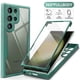 thumbnail image 2 of Funda de cuerpo completo para Samsung, carcasa protectora frontal y trasera de lujo, transparente, 360, para S24 S23 S22 Ultra S21 FE Plus A53 A52 A32 A34 A13 A23 A54 5G, 2 of 5
