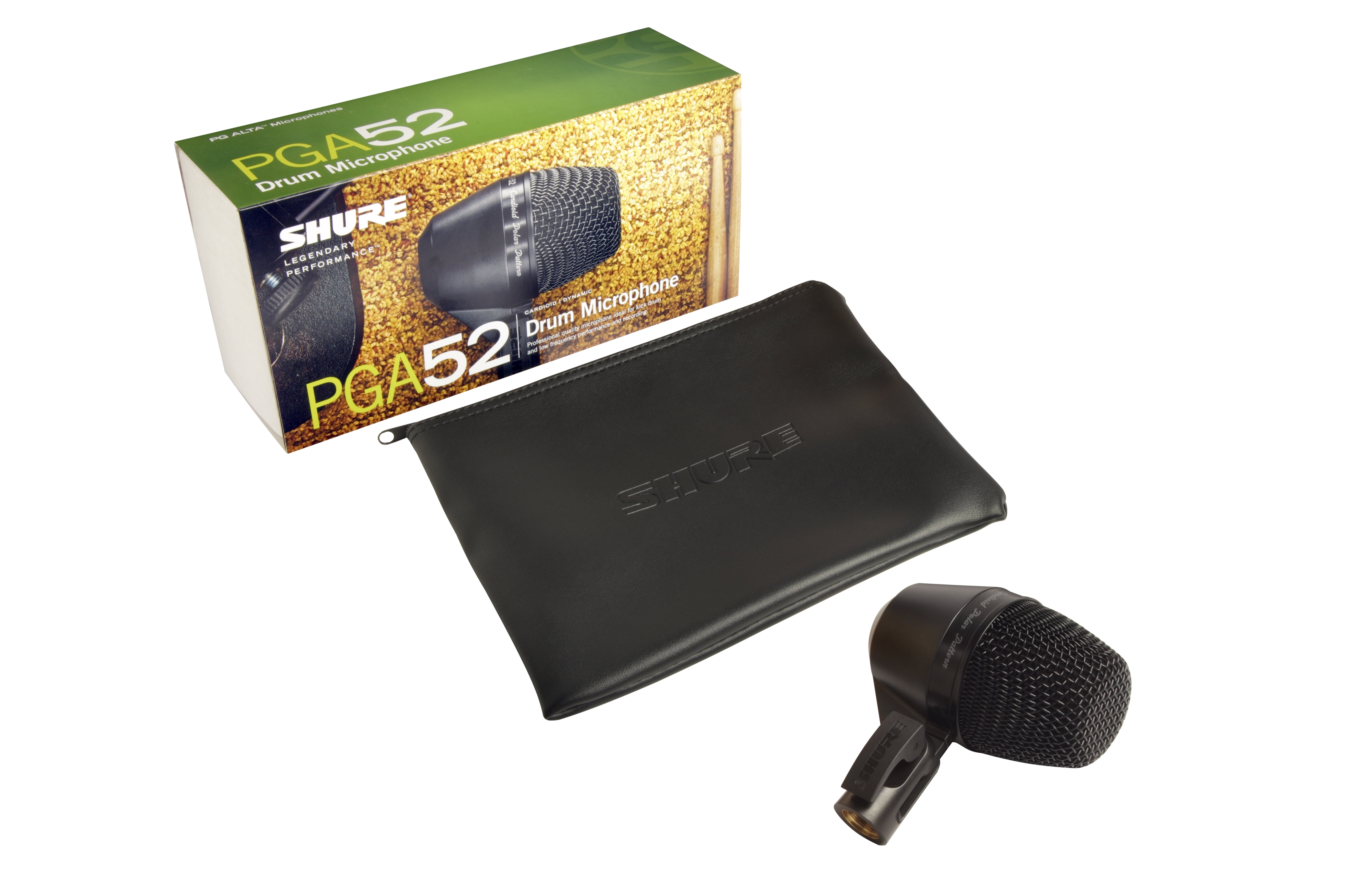 Shure PGA52 Alta Series Dynamic Kick Drum Microphone