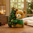 thumbnail image 6 of 2026 Christmas Indoor Decoration Christmas Resin Bear Ornament, 6 of 7