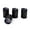 Black, variant on Superman USA American Flag Shield Logo Tire Rim Wheel Aluminum Valve Stem Caps