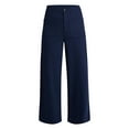 thumbnail image 6 of Time and Tru Women's Ponte Knit Patch Pocket Pants, 28" Inseam, Sizes 0-20, 6 of 6