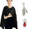 thumbnail image 5 of LKWLPD Cooling Blanket USB Shawl Electric Blanket Cushion Backrest Warm Knees Removable 5V Electric Blanket USB Temperature Control Large Shawl Room Decor Black, 5 of 5