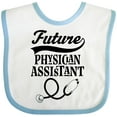 thumbnail image 3 of Inktastic Future Physician Assistant Childs Boys or Girls Baby Bib, 3 of 4