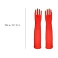 thumbnail image 2 of JingChun 14 inch Dishwashing Household Gloves - Rubber Kitchen Gloves Kitchen Gloves for Washing Dishes Home Bathroom Laundry Cleaning, 2 of 3