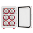 thumbnail image 5 of Budweiser Portable 6-Can Mini Personal Refrigerator Cooler, MIS135BUD, Red, 5 of 7