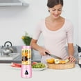 thumbnail image 4 of Black Friday Deals 2022 TIMIFIS Blender Juicer USB Electric Juice Cup, Juice Mixerblender, Mini Portable Rechargeable Juice Mixerblender Mixer, Capped 400ML Water Bottle, 4 of 6