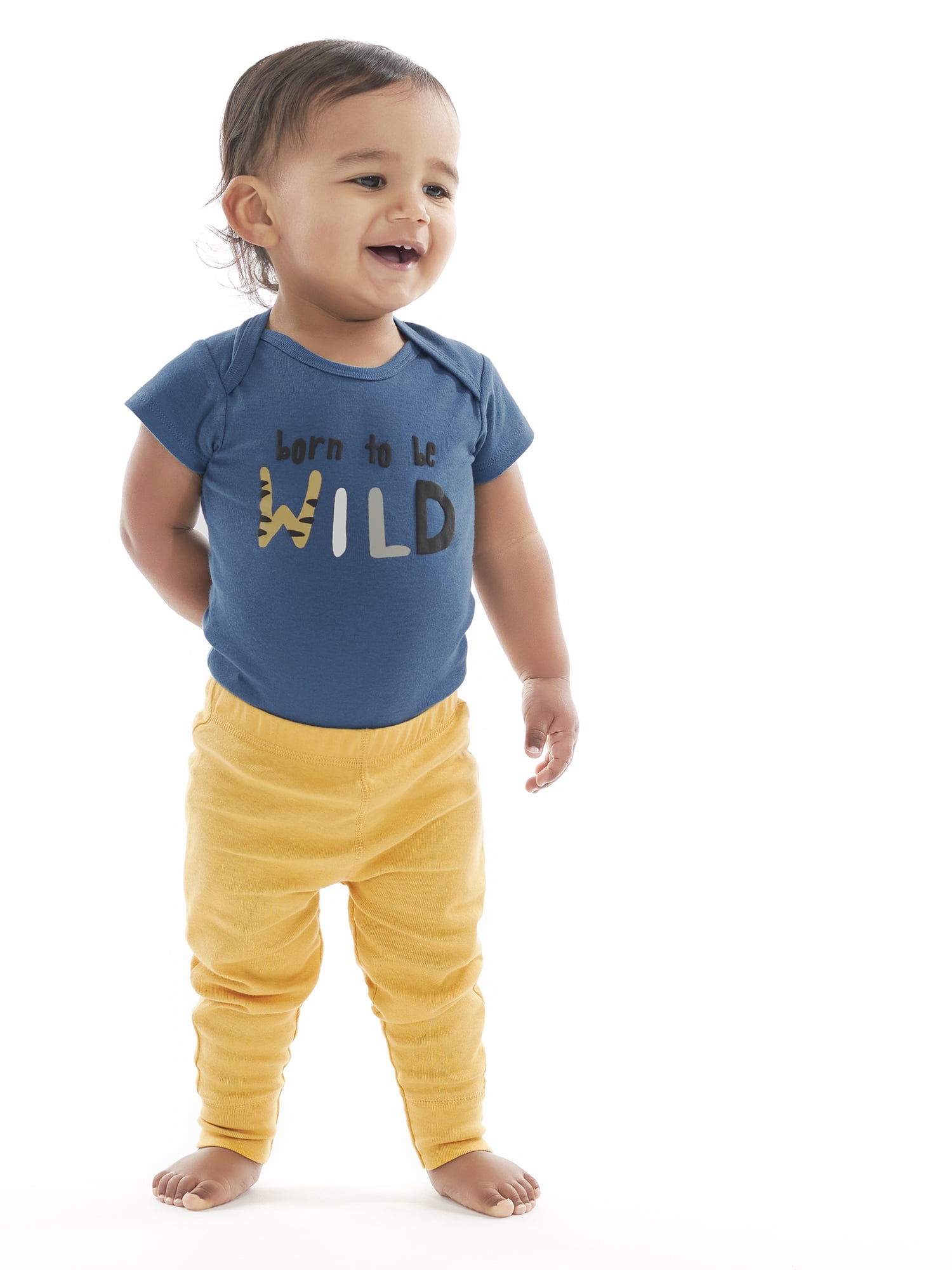 Onesies Brand Baby Boys Bodysuits & Pants Set, 6-Piece Outfit Set, Sizes Newborn - 12 Months