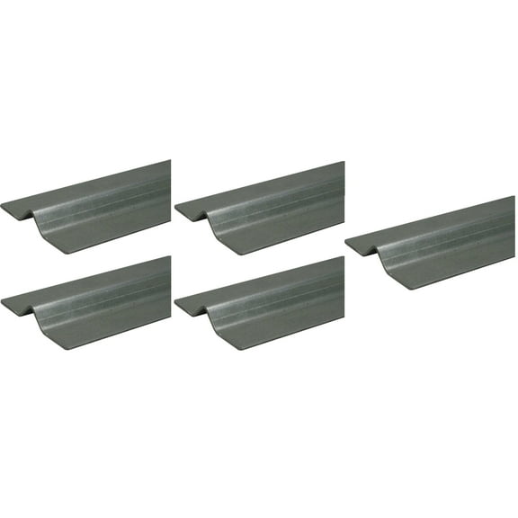 Gate V Track Galvanized Steel Inverted V Track for Sliding, Rolling, Slide, Roll Driveway Gates in 6ft Sections 5Pcs total of 30Ft Residential, Commercial, Industrial