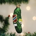 thumbnail image 2 of Old World Christmas Pickleball Pickle Glass Hanging Ornament, 2 of 7