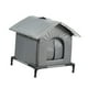 thumbnail image 4 of Casa para gatos al aire libre, suministros para mascotas, refugio elevado, resistente a la intemperie y con aislamiento para gatos callejeros. L, 4 of 8