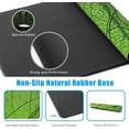 thumbnail image 2 of Green Foliage Texture Desk Mat,Large Gaming Mouse Pad,Non-Slip Rubber Base Desk Pad with Stitched Edges for Desk Office Home Decor 35.4X15.7 Inch, 2 of 7