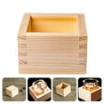 thumbnail image 6 of Oraceous Wooden Cups Masu Japanese Wood Saki Cup Box Wedding Housewarming Anniversary Birthday, 6 of 10