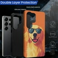 thumbnail image 6 of FKBRCL4U Compatible with Samsung Galaxy S25 Ultra Case Cartoon Cute Sunglasses Golden Retriever Pattern for Girl Full Body Design Soft Silicone Drop Shock Scratch Protection, 6 of 7
