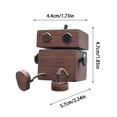 thumbnail image 2 of Wooden Scented Man Figurine Aroma Diffuser Doll with Built In Storage Absorbent Stick Funny Dancing Desktop Ornament, 2 of 6