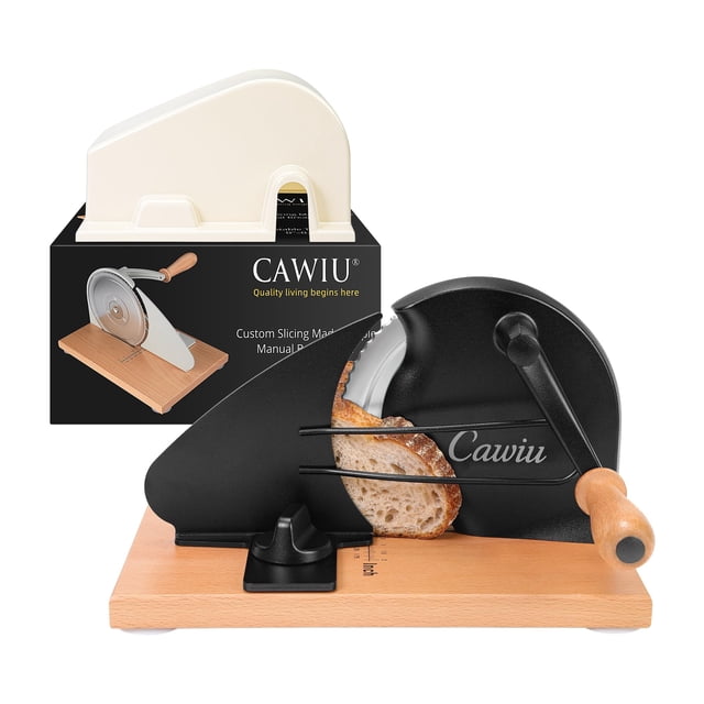 Manual actualizado de la cortadora de pan CAWIU para pan de masa madre negra