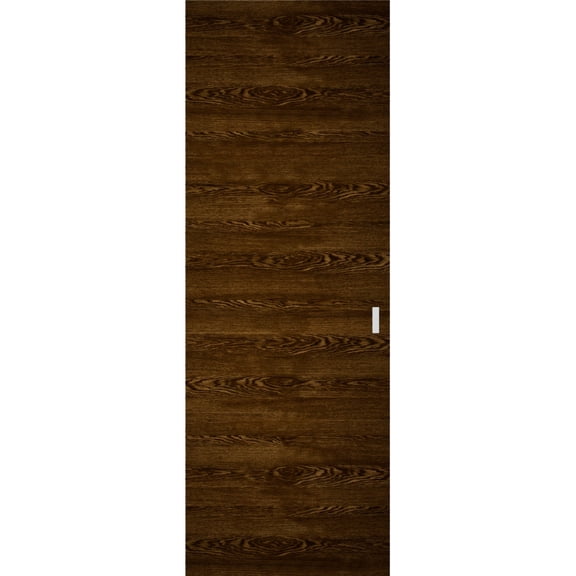 Hidden Barn | Ego 5000 Marble Oak | Wood Veneer Doors | Magic Concealed Sliding Set | 18" x 80"