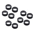 thumbnail image 2 of 10 Pcs Inserts de Doigts pour Coupe de Cheveux, Inserts de Doigts Détachables Réguliers pour Barbier Professionnel, Noir, 2 of 8