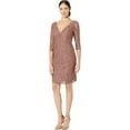 thumbnail image 4 of Marina Plunge Lace Sheath Dress Size 14, 4 of 4