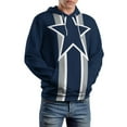 thumbnail image 5 of Football Cowboys 3D Print Hoodie Men Women Autumn Thin Pullover Sweatshirt Vintage Streetwear Tops, 5 of 6