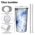 thumbnail image 4 of Pioneer Flower 10oz Tumblers Stainless Steel Tumbler with Lid and Straw,Vacuum Insulated Double Wall Travel Tumbler Cups with Cleaning Brush for Coffee, Tea, 4 of 4