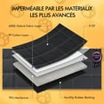 thumbnail image 5 of Cozy Retreat: Mesh Window Dog Car Seat Cover, 600D Oxford Fabric With Anti-Slip Backing For Cars, Trucks & Suv Backseats, Side Flaps For Complete Protection And Comfort, 5 of 5