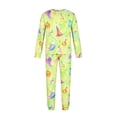 thumbnail image 6 of Halloween Family Pajamas Set Long Sleeve Crew Neck, Soft Matching Halloween Pajamas with Ghost Skull Print, Cool Family Halloween Pajama Set Sleepwear, 6 of 6