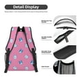 thumbnail image 4 of Yiaed French Bulldog Print School Backpack College Backpack Daypacks for Students High School Spacious and Durable Daypack for Work and Travel-One Size, 4 of 6