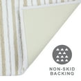 thumbnail image 5 of Better Homes & Gardens Signature Soft Tufted Stripe Bath Rug, Almond Biscuit & White, 20" x 34", 5 of 11