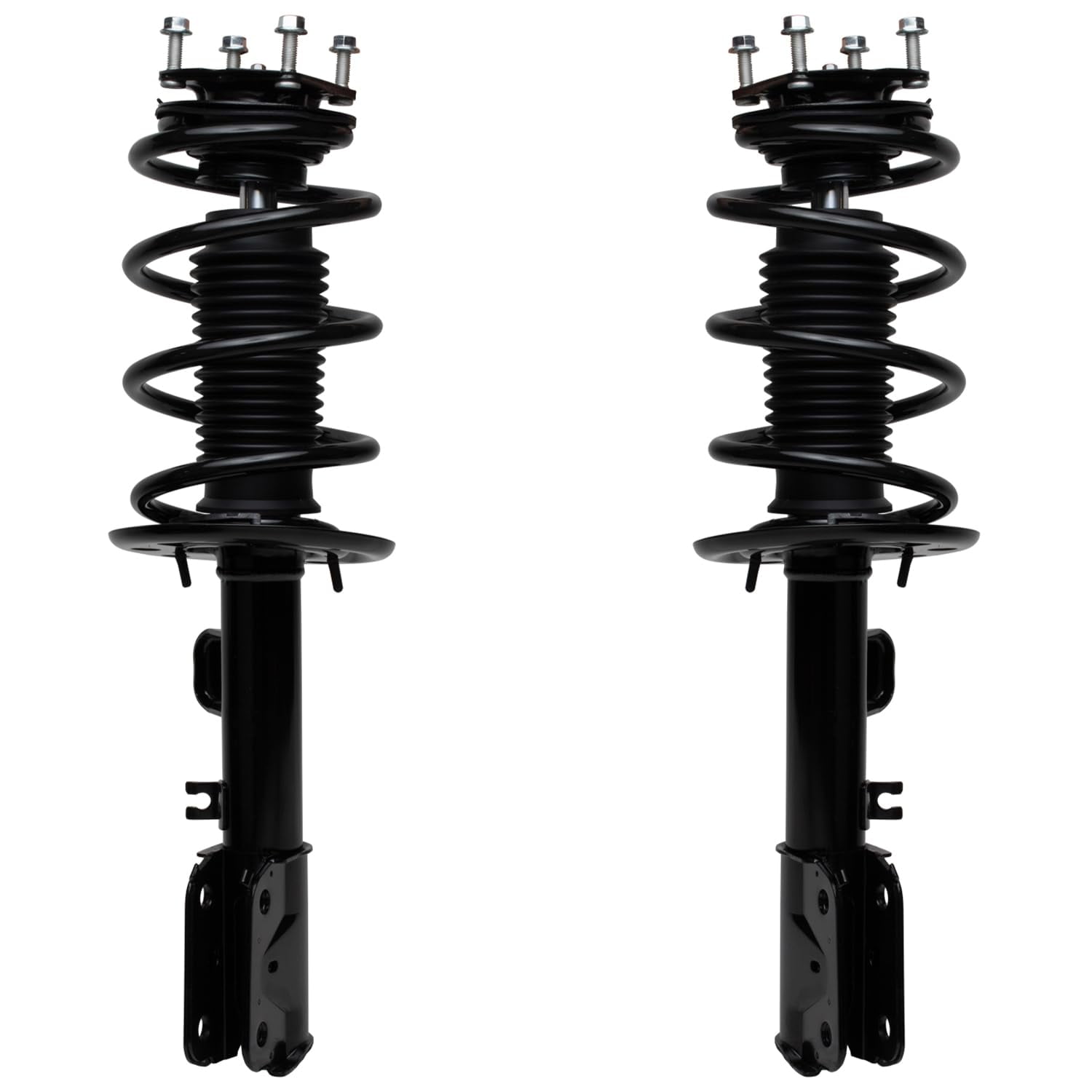 Detroit Axle - Front Struts w/Coil Springs Lower Control Arms w/Ball Joints Sway Bars Tie Rods Replacement for 2011-2013 Ford Explorer AWD 3.5L
